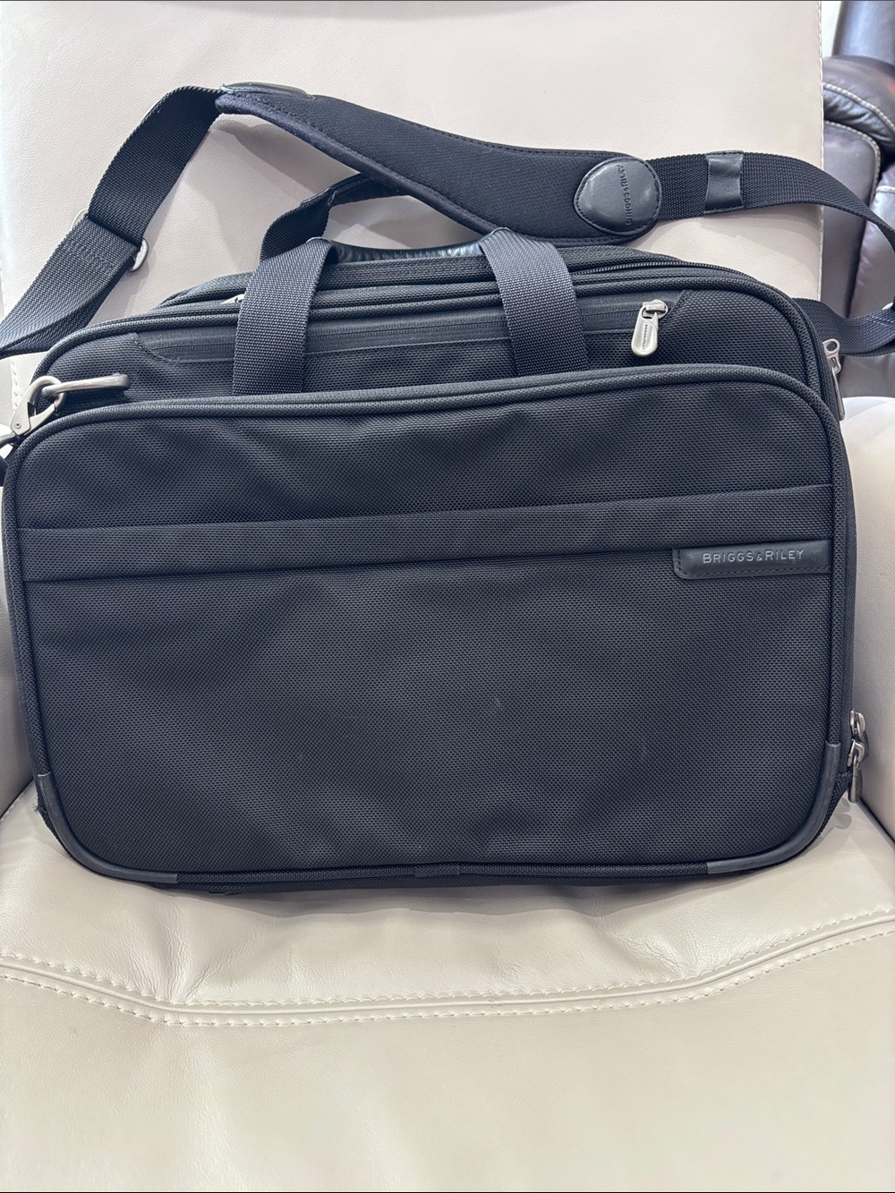 Briggs & Riley @Work Large Expandable Ballistic Nylon Briefcase - Black